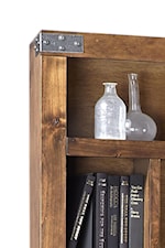 Metal Brackets Add Rustic Industrial Touch